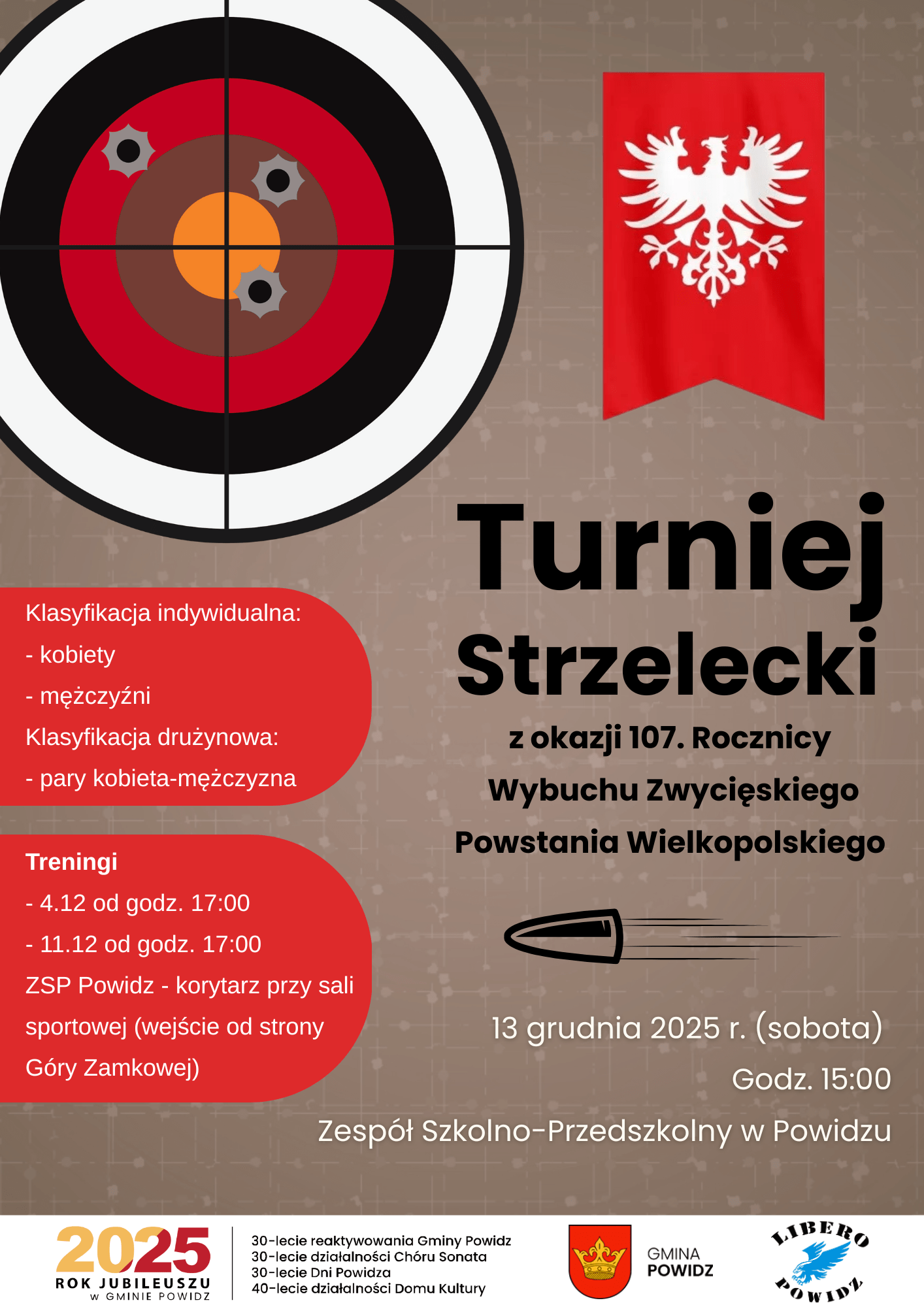 Turniej Strzelecki z&nbsp;okazji 107. rocznicy wybuchu zwycięskiego Powstania Wielkopolskiego